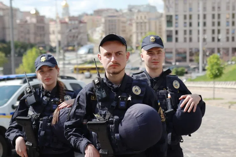 Автопатруль Національної гвардії в Києві